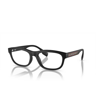 Burberry BE2385U Eyeglasses 3464 matte black - three-quarters view