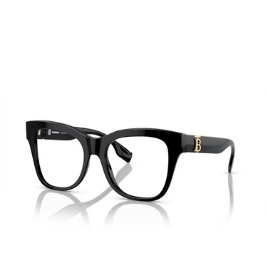 Burberry BE2388 Eyeglasses 3001 black - three-quarters view