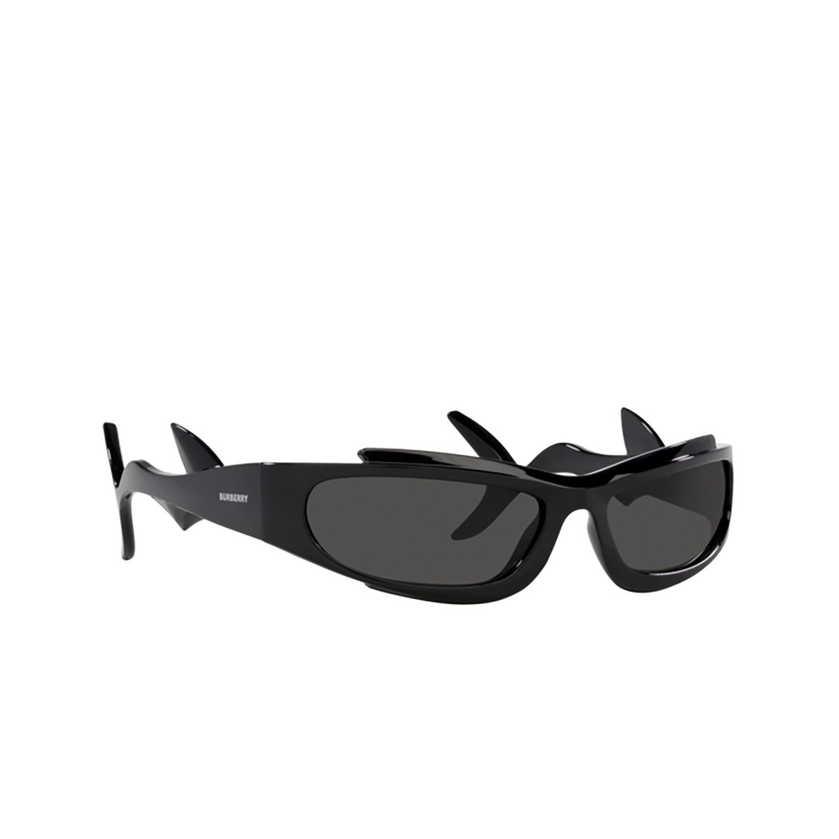 Burberry BE4399 Sunglasses 300187 Black - three-quarters view