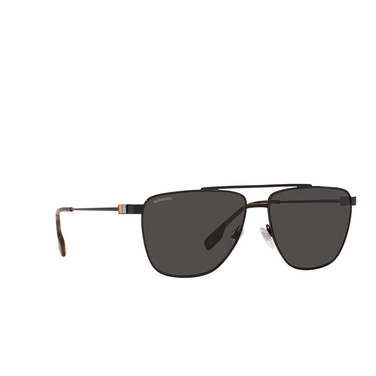 Burberry BLAINE Sunglasses 100187 black - three-quarters view