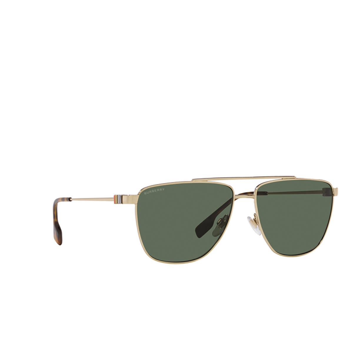 Burberry BLAINE Sunglasses 110971 Light Gold - three-quarters view