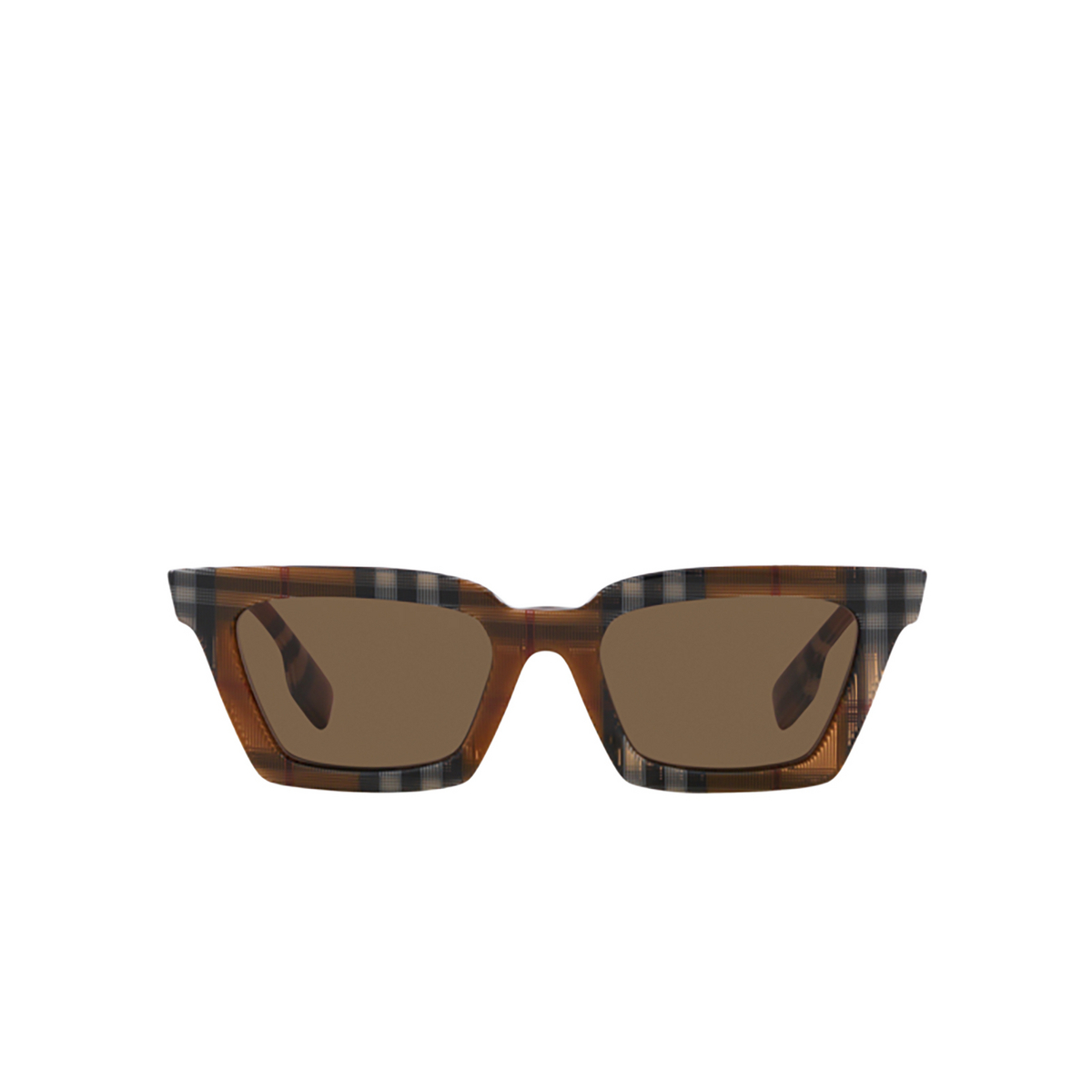 Burberry BRIAR Sunglasses 396673 Check Brown - front view