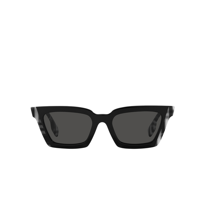 Burberry BRIAR Sunglasses 405187 black / check white black - 1/4