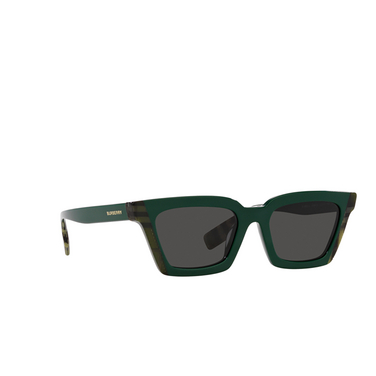 Gafas de sol Burberry BRIAR 405687 green / check green - Vista tres cuartos