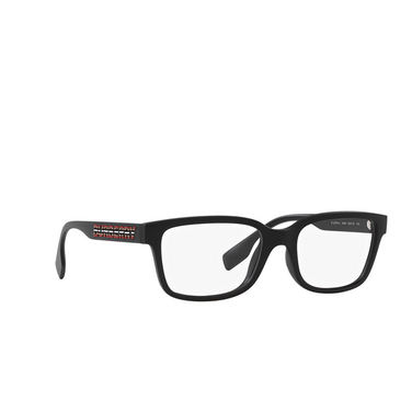 Burberry CHARLIE Eyeglasses 3464 matte black - three-quarters view
