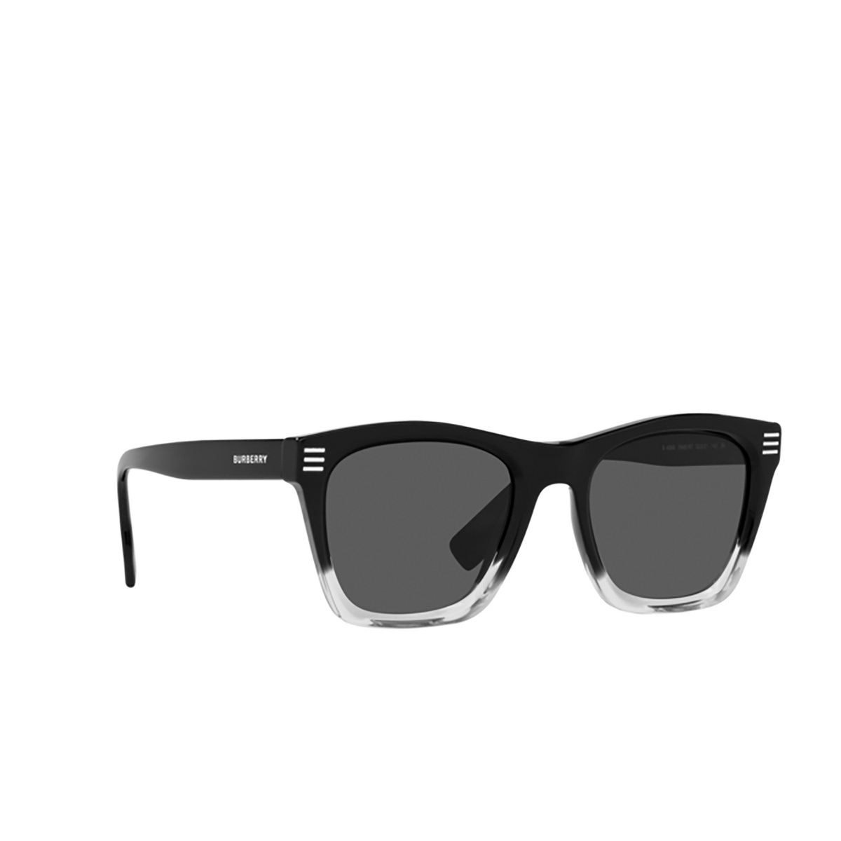 Burberry COOPER Sunglasses 394887 Black - three-quarters view
