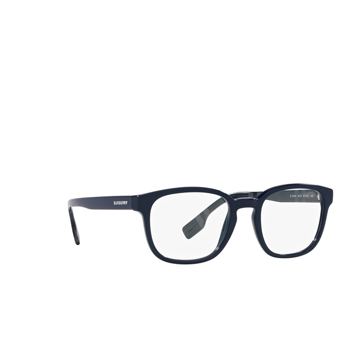 Burberry EDISON Eyeglasses 4076 Blue - three-quarters view