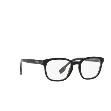 Burberry EDISON Eyeglasses 4077 black - three-quarters view