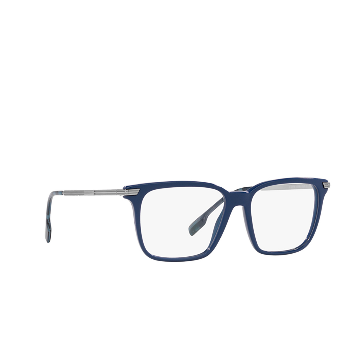 Burberry ELLIS Eyeglasses 4058 Blue - three-quarters view