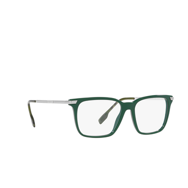 Burberry ELLIS Eyeglasses 4059 green - three-quarters view