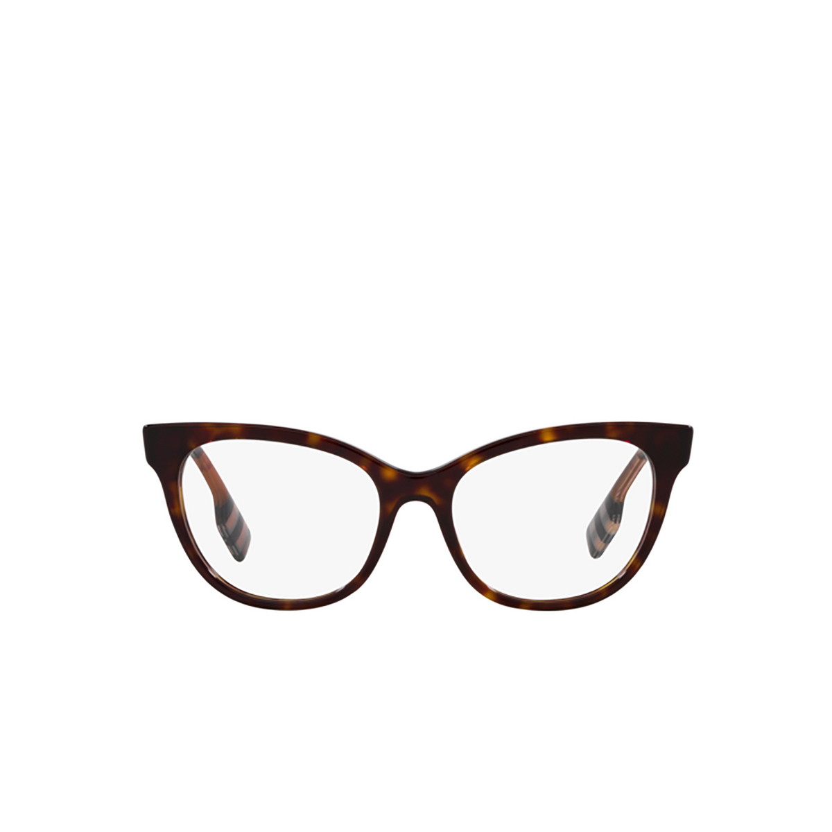 Burberry EVELYN Eyeglasses 3002 Dark Havana - front view