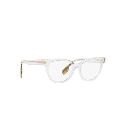 Burberry EVELYN Eyeglasses 3024 transparent - three-quarters view