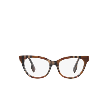 Burberry EVELYN Eyeglasses 3966 check brown - front view