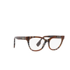 Gafas graduadas Burberry EVELYN 3966 check brown - Miniatura del producto 2/4