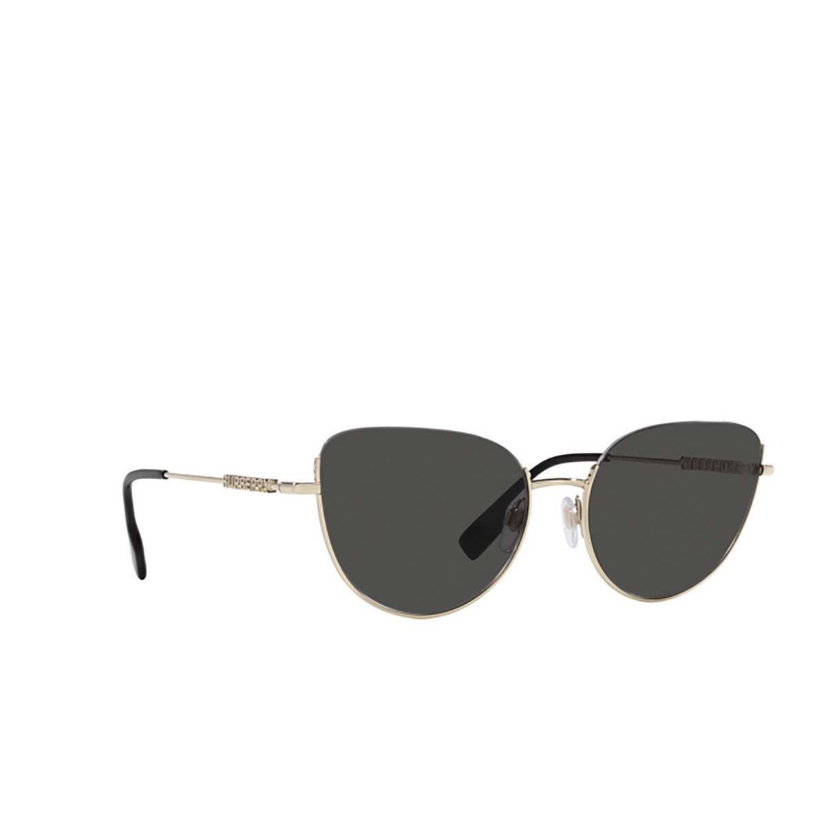 Burberry HARPER Sunglasses 110987 Light Gold - three-quarters view