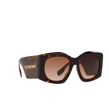 Burberry MADELINE Sunglasses 300213 dark havana - three-quarters view