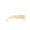 Occhiali da sole Burberry Meadow 406793 ivory - anteprima prodotto 3/4