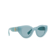 Gafas de sol Burberry Meadow 408680 azure - Miniatura del producto 2/4