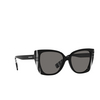 Gafas de sol Burberry MERYL 405181 black / check white black - Miniatura del producto 2/4