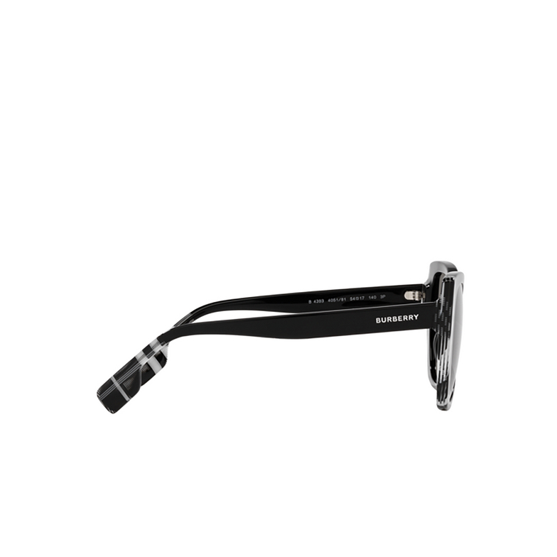 Burberry MERYL Sunglasses 405181 black / check white black - 3/4