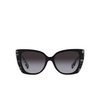 Occhiali da sole Burberry MERYL 40518G black / check white black - anteprima prodotto 1/4