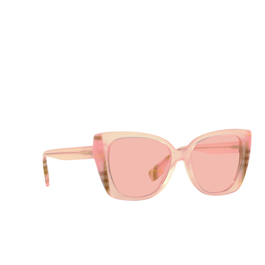 Gafas de sol Burberry MERYL 4052/5 pink / check pink - Vista tres cuartos