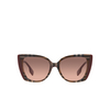 Burberry MERYL Sunglasses 405413 check brown / bordeaux - product thumbnail 1/4