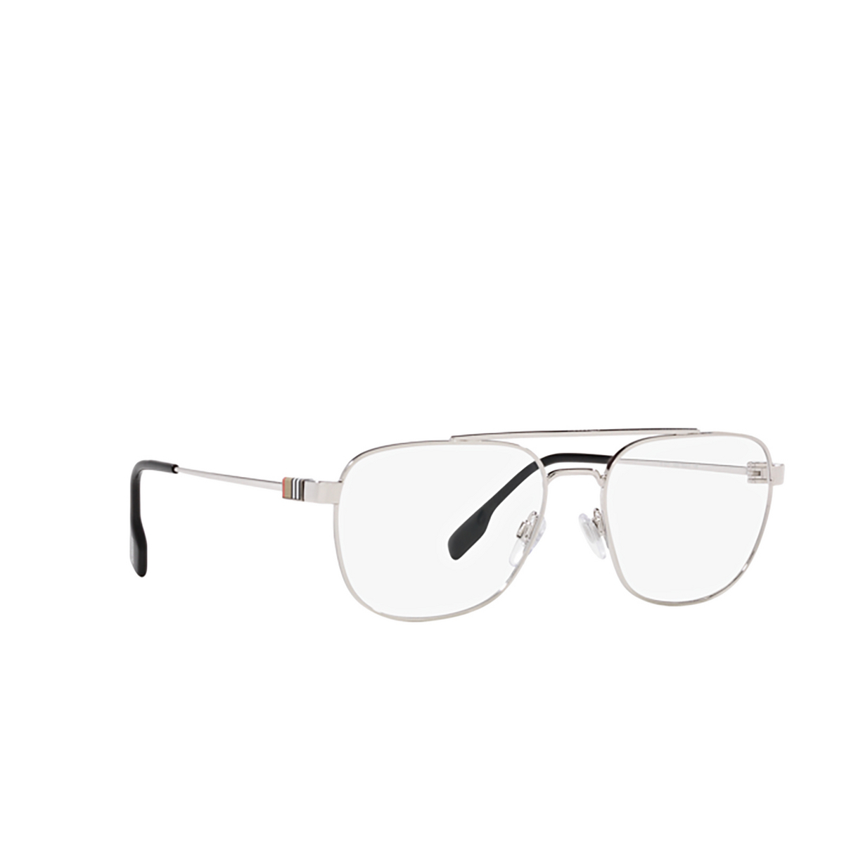 Burberry MICHAEL Eyeglasses 1005 Silver - three-quarters view