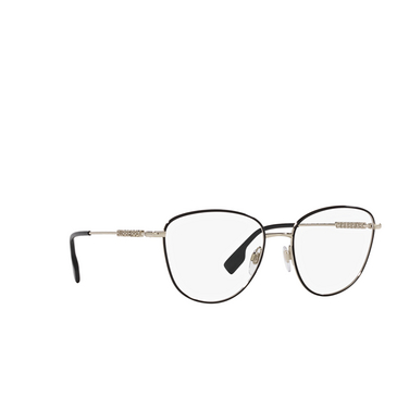 Burberry VIRGINIA Eyeglasses 1109 black - three-quarters view