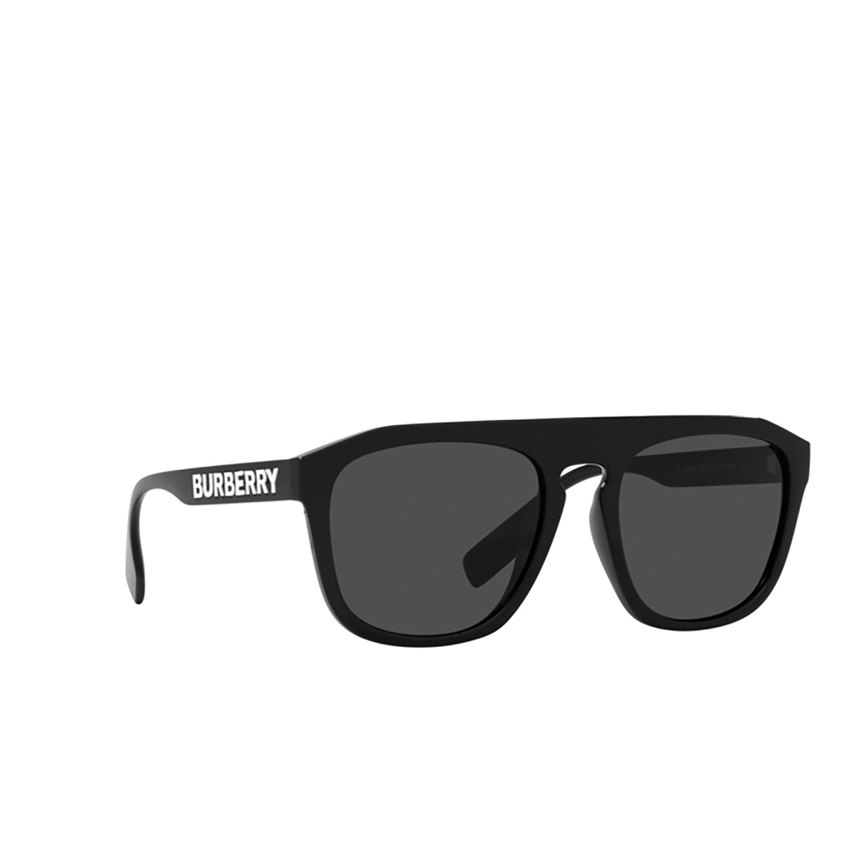 Burberry WREN Sunglasses 300187 Black - three-quarters view