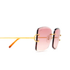 Cartier CT0007RS Sunglasses 001 gold - product thumbnail 3/4