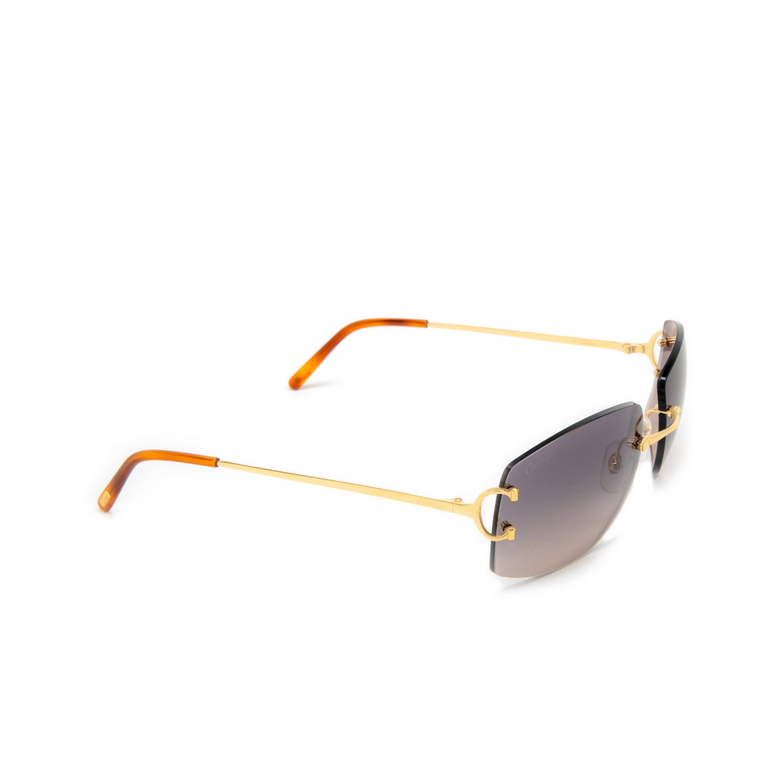 Cartier CT0008RS Sunglasses 001 gold - 2/4