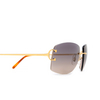 Cartier CT0008RS Sunglasses 001 gold - product thumbnail 3/4