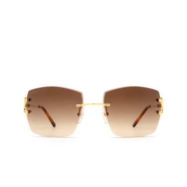 Cartier CT0009RS Sunglasses 001 gold - front view