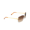 Cartier CT0009RS Sunglasses 001 gold - product thumbnail 2/4