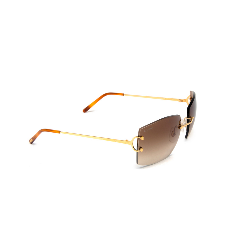 Cartier CT0009RS Sunglasses 001 gold - 2/4