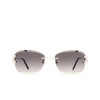 Cartier CT0010RS Sunglasses 001 silver - product thumbnail 1/4