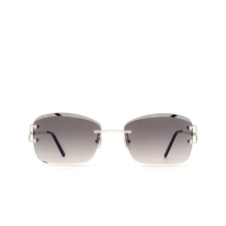 Cartier CT0010RS Sunglasses 001 silver - 1/4