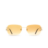 Cartier CT0011RS Sonnenbrillen 002 gold - Produkt-Miniaturansicht 1/5