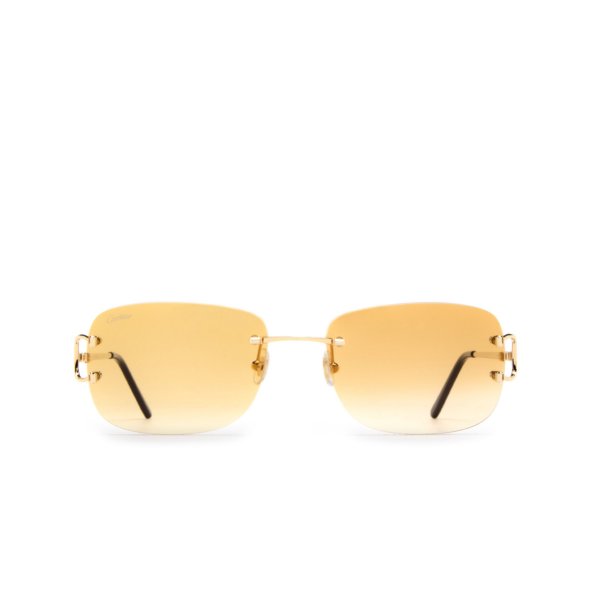 Cartier CT0011RS Sunglasses 002 Gold - front view