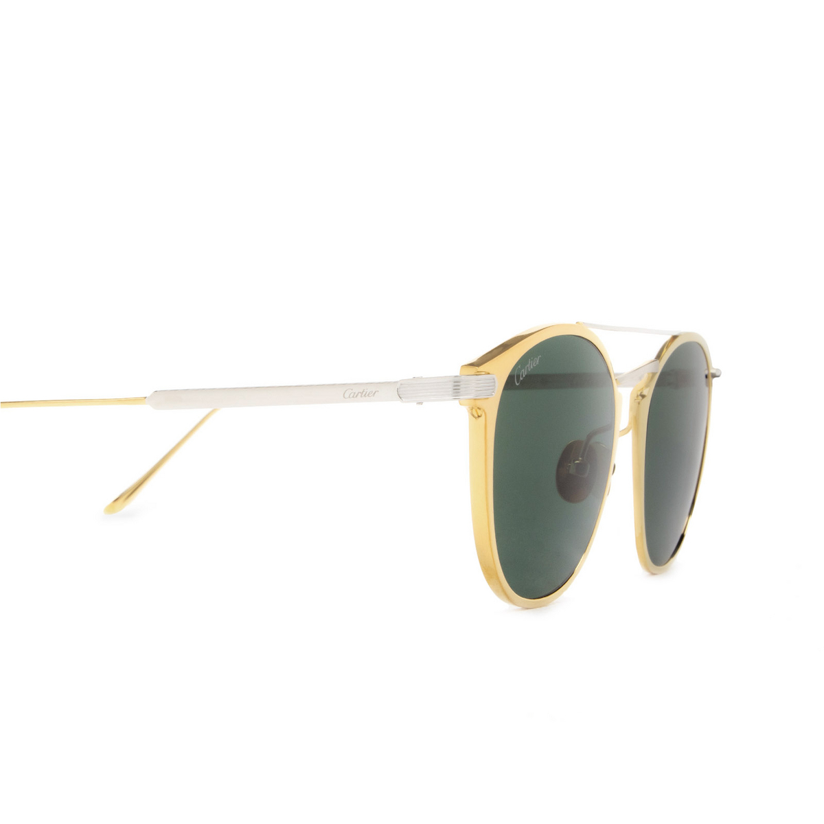 Cartier CT0015S Sunglasses 005 Gold - product thumbnail 3/4