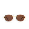 Cartier CT0029RS Sunglasses 002 gold - product thumbnail 1/4