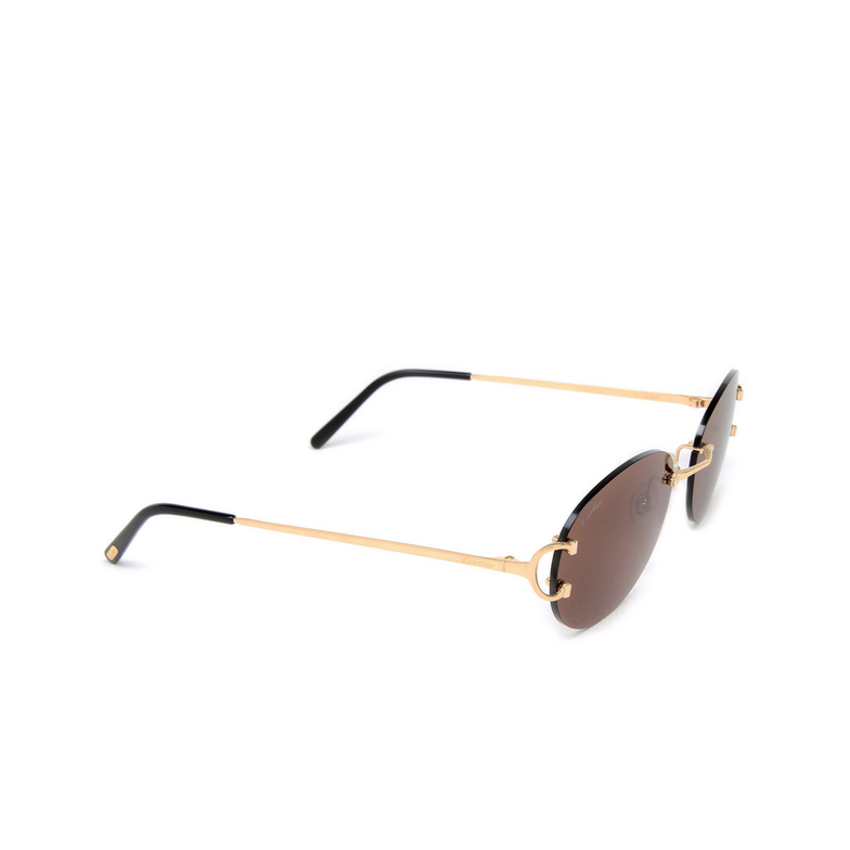 Cartier CT0029RS Sunglasses 002 gold - 2/4
