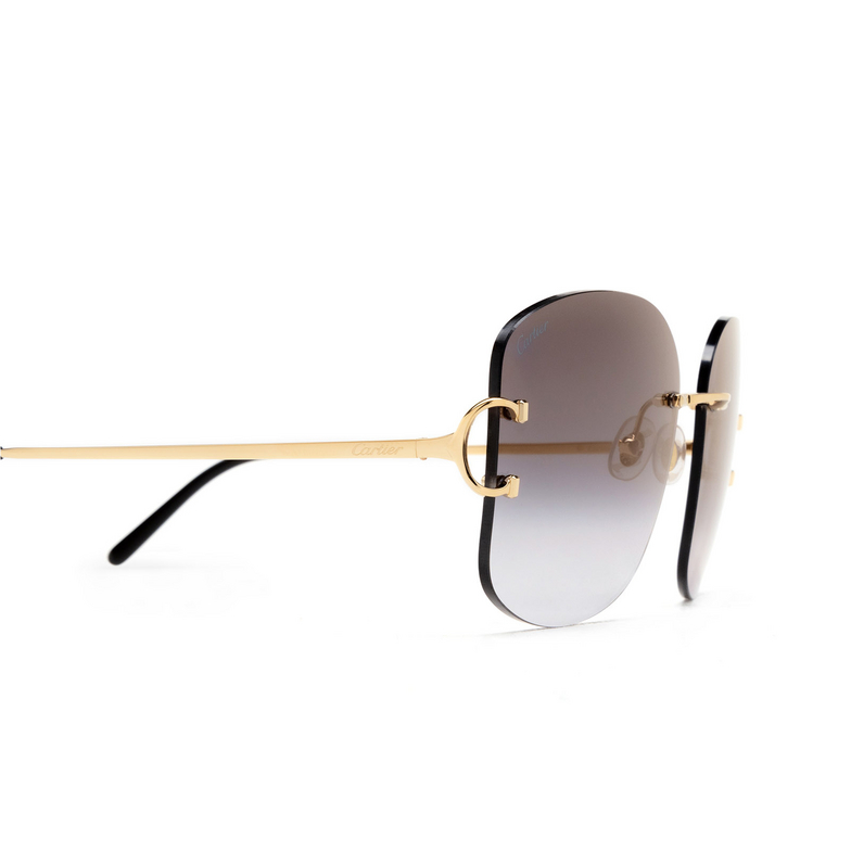 Cartier CT0037RS Sunglasses 001 gold - 3/5