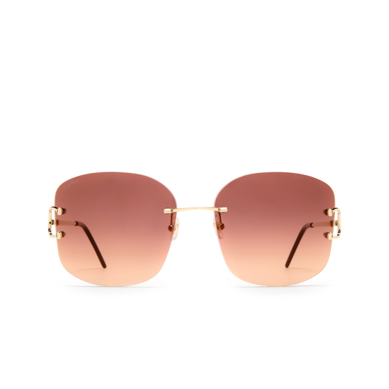 Cartier CT0037RS Sunglasses 002 gold - 1/5