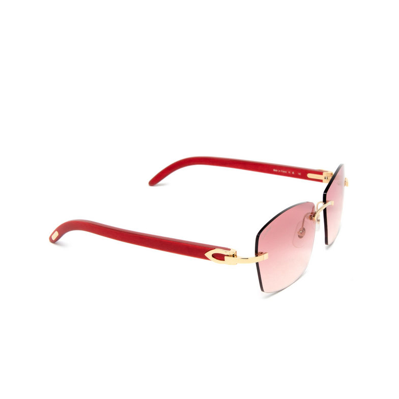 Cartier CT0039RS Sunglasses 001 gold - 2/4