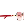 Cartier CT0039RS Sunglasses 001 gold - product thumbnail 3/4