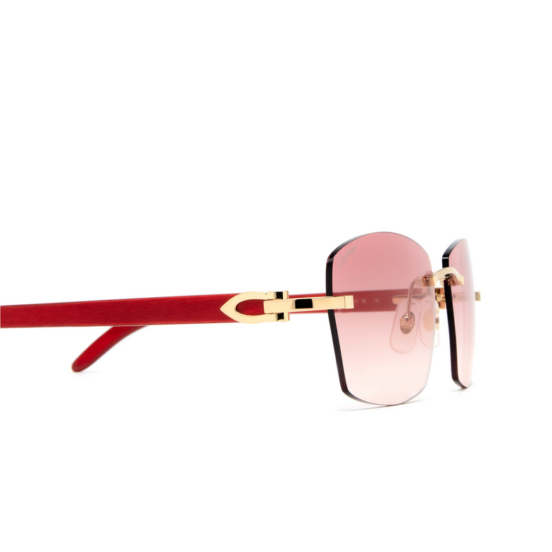 Cartier CT0039RS Sunglasses 001 gold - 3/4
