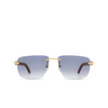 Cartier CT0040RS Sunglasses 001 gold - product thumbnail 1/4