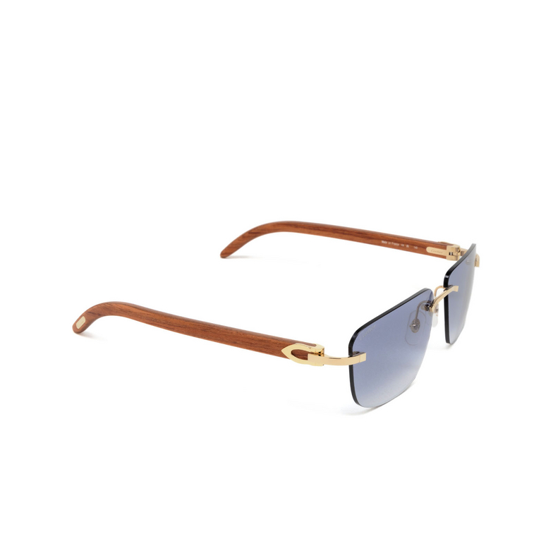 Cartier CT0040RS Sunglasses 001 gold - 2/4
